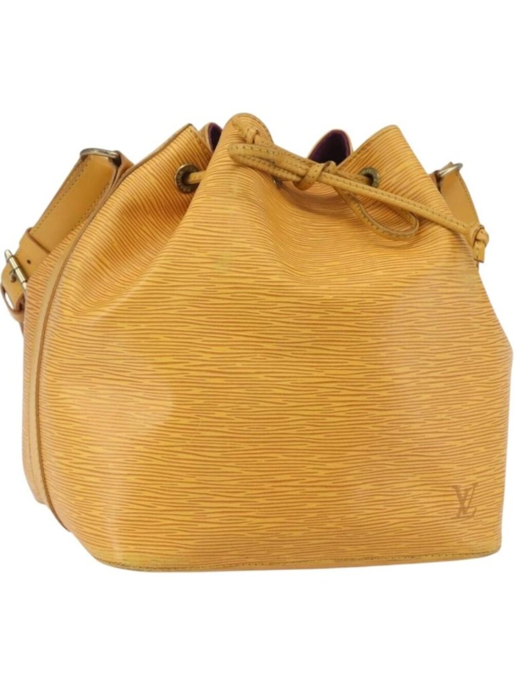 LOUIS VUITTON Epi Petit Noe Shoulder Bag Yellow M44109